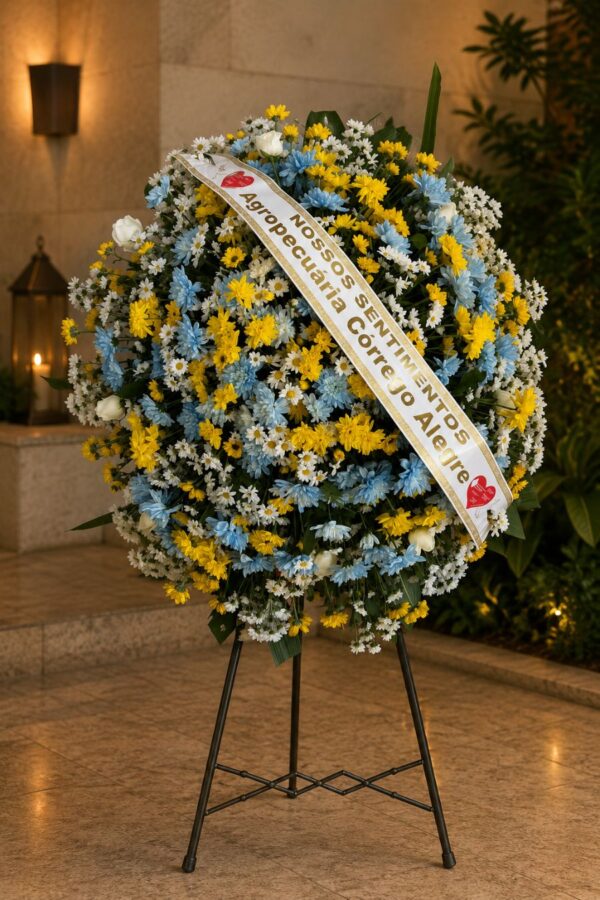 Coroa Fúnebre acolhimento sincero